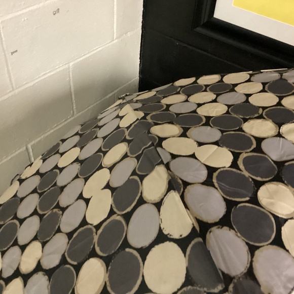 TOTES UMBRELLA BONUS SCARF MIDCENTURY VIBES CIRCLES DESIGN - Picture 6 of 9